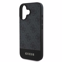 Guess 4G apatinė juostelė dėklas telefonui iPhone 16 Plus 6.7" - pilka