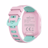 Išmanusis laikrodis vaikams Forever Smartwatch GPS WiFi 4G Kids Boost KW-530 rožinis