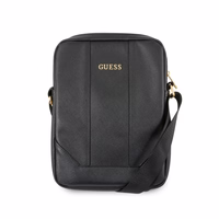 Guess Saffiano 10 coliu plansetinio krepselis - juodas
