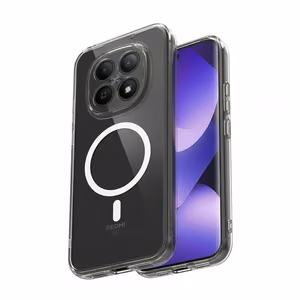 Crong Hybrid Clear Magnetic MagSafe case for Xiaomi Redmi Note 15 Pro+, clear