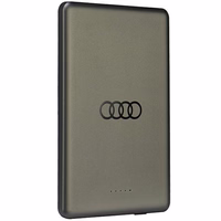 Išorinė baterija Audi Big Logo Magnetinis indukcinis 15W 5000mAh - pilka