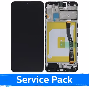 LCD Display Compatible With Samsung M205 M20 Black With Frame (Service Pack)