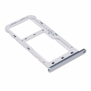 SIM card holder Huawei P9 Lite Mini/Y6 Pro 2017 silver original (service pack)