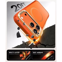 Supcase IBLSN Ares Flip MagSafe deklas, skirtas iPhone 17 Pro - Oranzinis