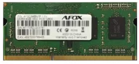 AFOX SO-DIMM DDR3 8GB atminties modulis 1600 MHz LV 1,35V
