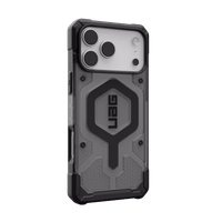 UAG Pathfinder Clear MagSafe Dėklas iPhone 17 Pro Max - Gray/Juodas