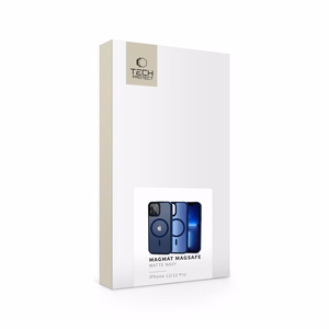 Tech-Protect MagMat Magnetinis dėklas iPhone 12 / 12 Pro - matinė tamsiai mėlyna