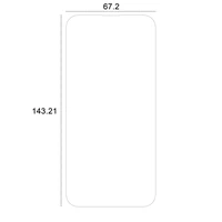 Etteri hibridinis stiklas iPhone 15 Pro 6,1"