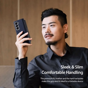 DUX DUCIS dėklas BRIL su rašiklio laikikliu skirtas SAMSUNG Z Fold SE/W25 mėlynas