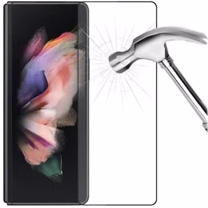 Grūdintas stiklas 5D Full Glue Samsung F946 Z Fold5 išorinis juodas bulk