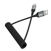 Kabelis USB-C į Lightning Hoco PD 27W 1,5 m X121 juodas