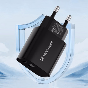 Įkroviklis Wozinsky (WGWCB) (1xUSB-C;1xUSB 3A 20W) juodas