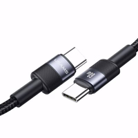 USAMS laidas USB-C į USB-C rinkinys 30 vnt. 60W 1,2m pintas SJ724ZJ01 (US-SJ724) SET 30PCS