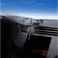 FORCELL F-GRIP MagFlex magnetinis automobilinis laikiklis priekinio stiklo ir prietaisų skydelio, suderinamas su MagSafe, juodas