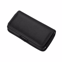 Horizontalus universalus dėklas OXFORD modelis 4 IPHONE 13 PRO MAX / SAMSUNG S21 Ultra / XIAOMI 12 Ultra juodas