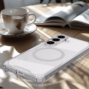 Nillkin Nature TPU Pro MagSafe suderinamas dėklas skirta Samsung Galaxy S26 Plus baltas