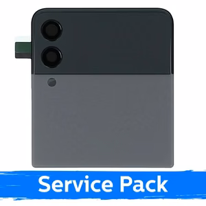 LCD ekranas suderinamas su Samsung F711 Z Flip3 (OUTER) su rėmeliu / Pilkas / (Service Pack)