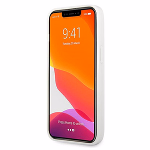 Mercedes Silver Stars Pattern чехол для iPhone 13 Pro Max - белый