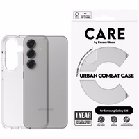 CARE by PanzerGlass Flagship Urban Combat dėklas Samsung Galaxy S25 - skaidrus