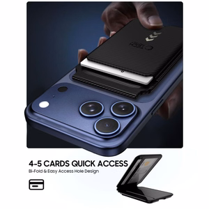 TECH-PROTECT MAGWALLET STAND MAGSAFE UNIVERSAL MAGNETINIS KORTELIŲ LAIKIKLIS CARBON
