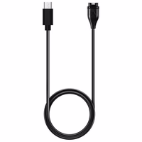 Laidas USB-C Beline laikrodžių įkrovimui Garmin 1m juodas