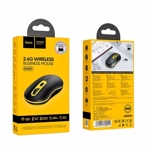 Belaidė pelė Hoco GM21, 2,4G, 1600 dpi, juoda