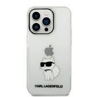 Karl Lagerfeld KLHCP14XHNCHTCT iPhone 14 Pro Max 6.7" skaidrus kietas dėklas Ikonik Choupette