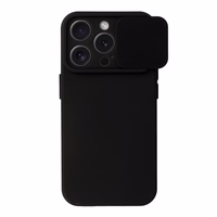 Camshield Minkštas dėklas telefonui iPhone 15 Pro juodas