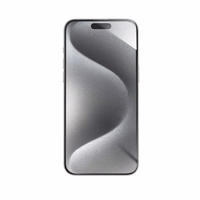 Forcell Flexible Nano Glass 5D Apsauginis stiklas (m) skirtas iPhone 15 Pro Max - juodas (m)