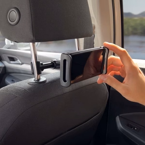Automobilinis laikiklis Wozinsky WTHBK2 Juodas (be magneto / sėdynei)