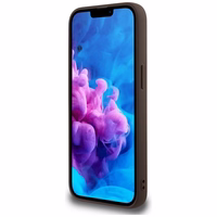 Guess 4G Ring Classic Logo Magnetinis dėklas telefonui iPhone 16e - ruda