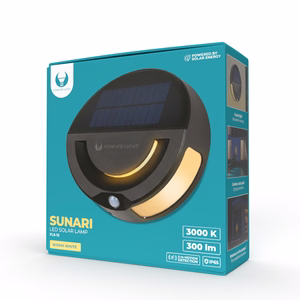 Forever Light Solar LED Lempa SUNARI FLS-13 32*SMD PIR 6W 300lm 3000K 1200mAh Li-ion