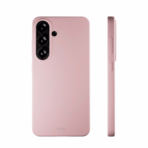 Puro Icon silikoninis dėklas telefonui Samsung Galaxy S25 - rožinis