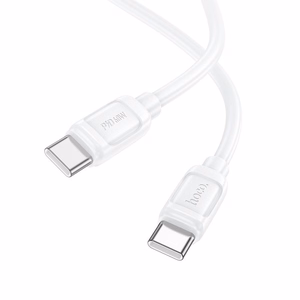 Kabelis USB C į USB C Hoco PD 5A 240W 1 m X115 baltas