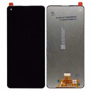 LCD ekranas Samsung A217F A21s su jutikliniu ekranu juodas originalus