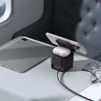 Belaidis įkroviklis Baseus "MagPro 2in1" juodas 20W (iPhone / Apple Watch)