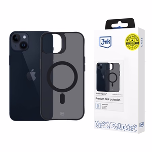 3mk dūminis magnetinis dėklas telefonui su MagSafe iPhone 14 Plus - pusiau skaidrus