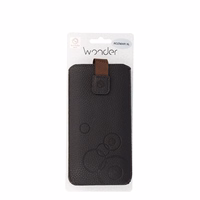 "WONDER Deko" dėklas (L dydis), skirtas "Iphone 13 Mini/12 Mini/SE 2020/2022/7/8 chocolate