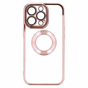 Dėklas telefonui Iphone 12 Pro rožinis