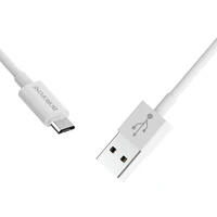Borofone Kabelis BX22 Bloom - USB į Micro USB - 2,4A, 1 metras, baltas