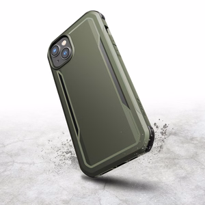Raptic X-Doria Fort dėklas iPhone 14 Pro Max su Magnetine šarvuota žalia danga
