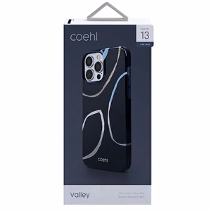 Uniq Coehl Valley dėklas telefonui iPhone 13 Pro Max - tamsiai mėlyna