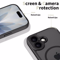 Tech-Protect BasicMag magnetinis dėklas telefonui iPhone 17 - matinė juoda
