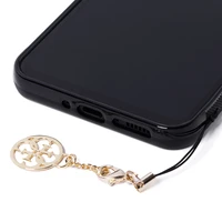 Guess GUHCSA34GF4GBR A34 5G A346 rudas/rudas kietas dėklas 4G Charms kolekcija