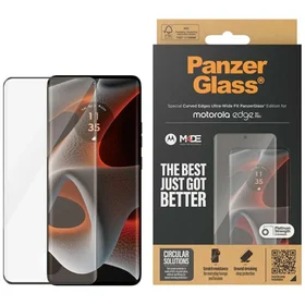 PanzerGlass itin platus temperuotas stiklas skirtas Motorola Edge 50 Pro / 50 Ultra