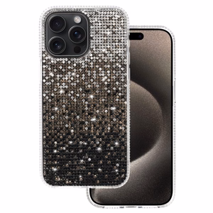 Dėklas telefonui Tel Protect Deimantinis iPhone 13 Pro Max juodas