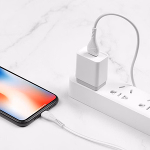 Кабель USB A to Lightning Hoco 1 м X37 белый
