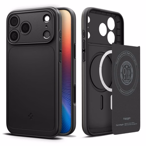 Spigen Thin Fit Magnetinis dėklas telefonui iPhone 17 Pro - juodas