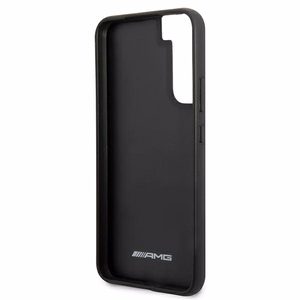 AMG Carbon Stripe&Embossed dėklas telefonui Samsung Galaxy S22+ - Juodas