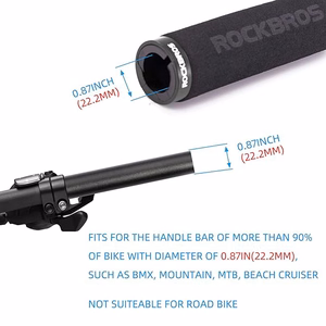 Rockbros BT1001BKBK kempininės dviračio vairo rankenos - juodos